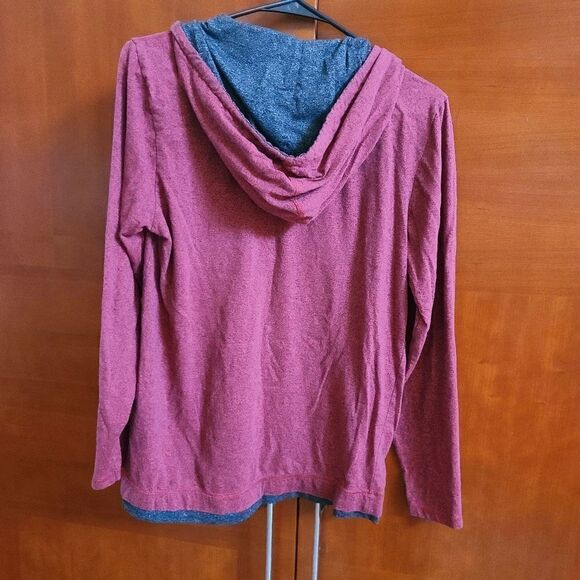 Lion's Crest men's pouch pocket hood long-sleeve shirt - Picture 13 of 16